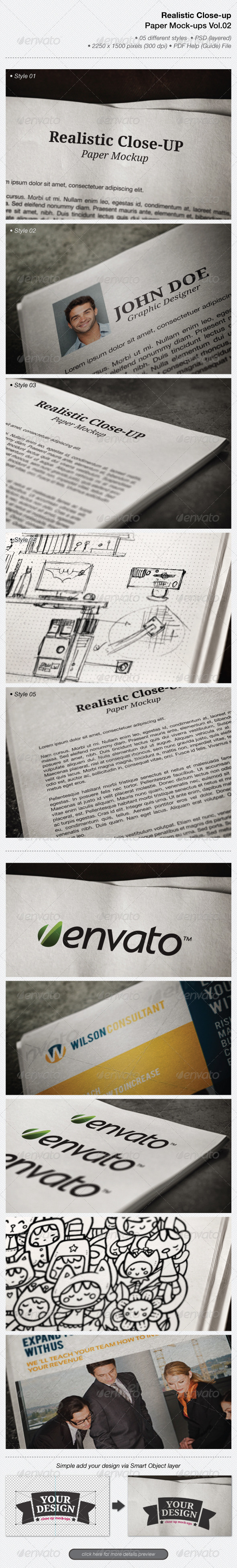 GraphicRiver Realistic Close-up Paper Mock-ups Vol.02 5823372 GraphicRiver Realistic Close-up Paper Mock-ups Vol.02 5823372
