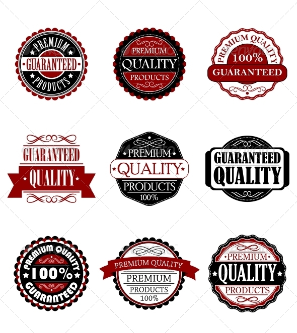 GraphicRiver Premium Quality and Guarantee Labels Set 5823753 GraphicRiver Premium Quality and Guarantee Labels Set 5823753