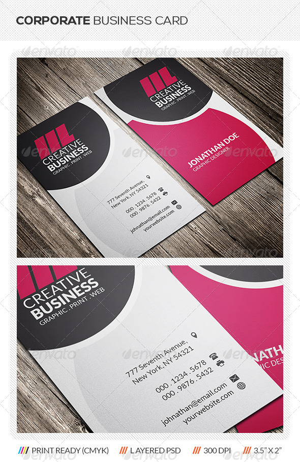 GraphicRiver Corporate Business Card 5825189 GraphicRiver Corporate Business Card 5825189