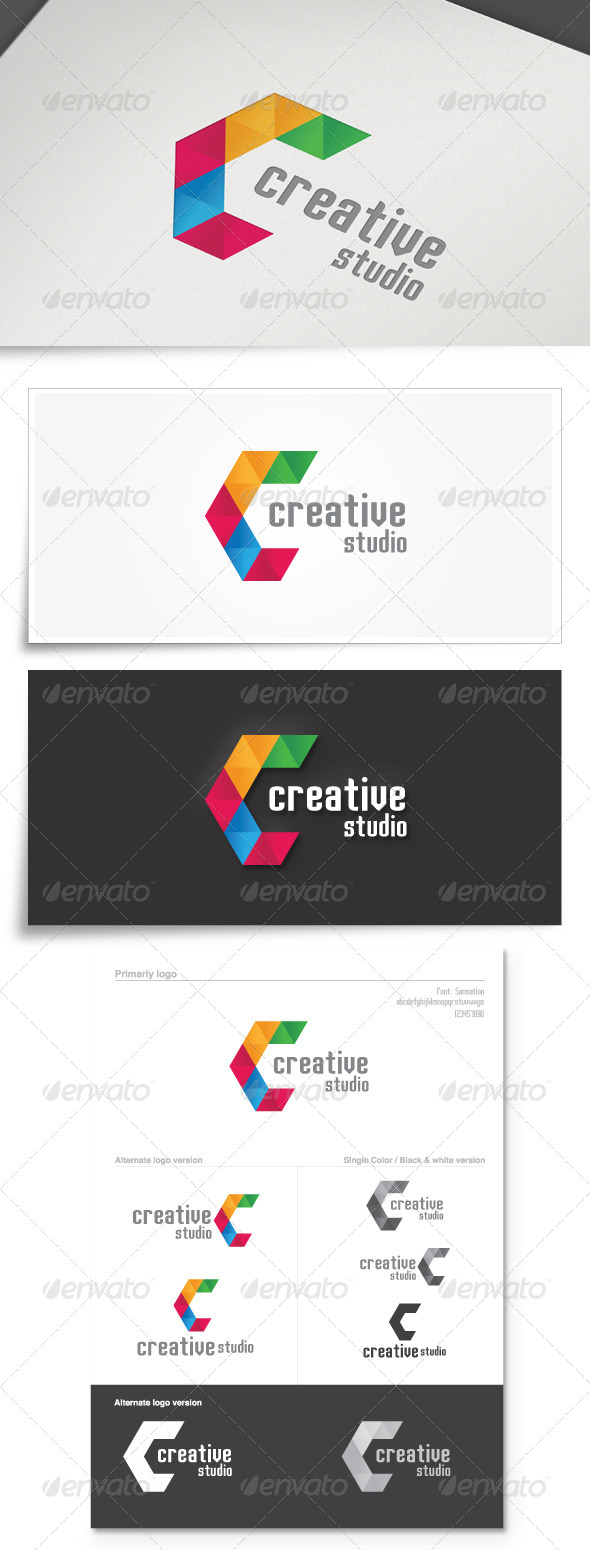 GraphicRiver Creative Studio Colorful Logo 5826256 GraphicRiver Creative Studio Colorful Logo 5826256