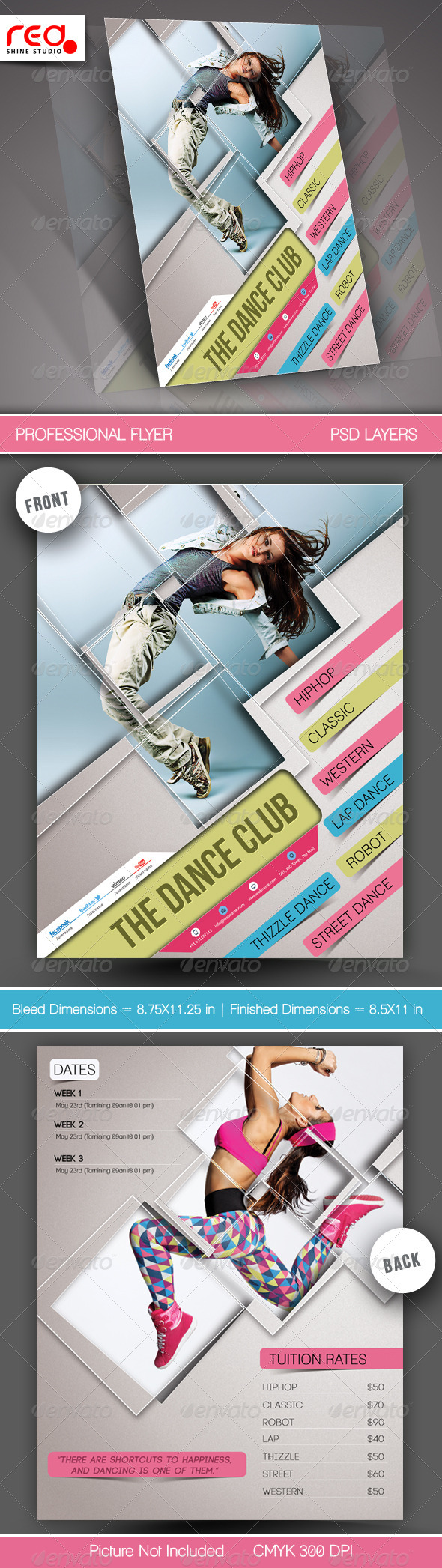 GraphicRiver Dance Academy Flyer & Poster Template 5827367 GraphicRiver Dance Academy Flyer & Poster Template 5827367