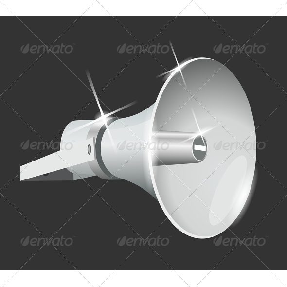 GraphicRiver Vector Speaker Megaphone 5827368 GraphicRiver Vector Speaker Megaphone 5827368