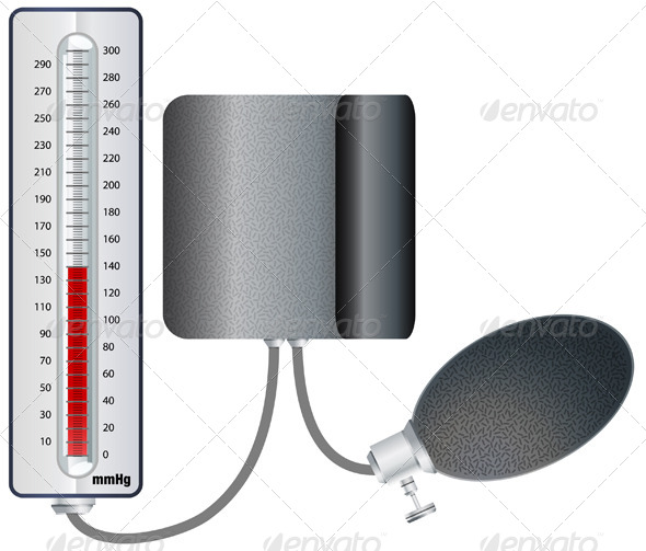 GraphicRiver Blood Pressure Monitoring Illustration 5830483 GraphicRiver Blood Pressure Monitoring Illustration 5830483
