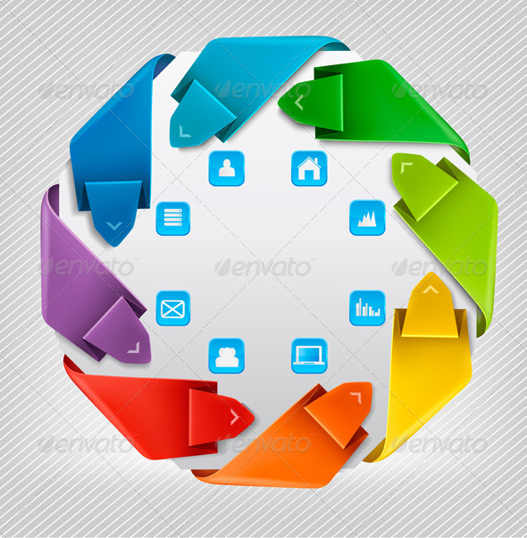 GraphicRiver Info Graphics Banner with Icons Modern Design Template 5833716 GraphicRiver Info Graphics Banner with Icons Modern Design Template 5833716