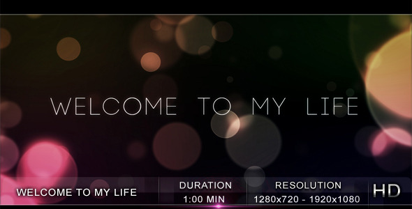 After Effects Project - VideoHive Welcome to My Life 411140 After Effects Project - VideoHive Welcome to My Life 411140