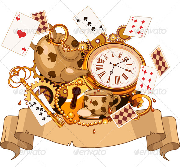 GraphicRiver Tea Party Design 5834660 GraphicRiver Tea Party Design 5834660