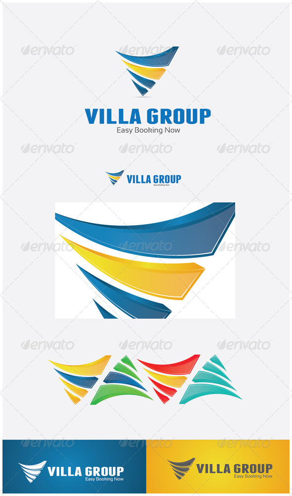 GraphicRiver Villa Group 3D 5837086 GraphicRiver Villa Group 3D 5837086