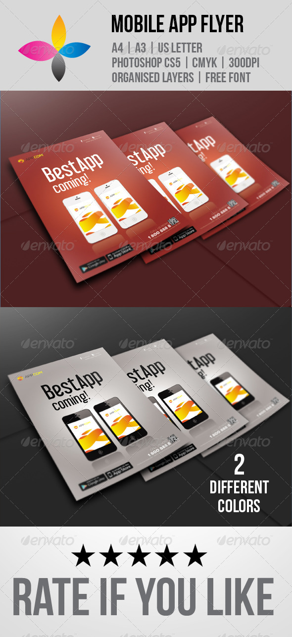 GraphicRiver Mobile App Flyer 5804772 GraphicRiver Mobile App Flyer 5804772
