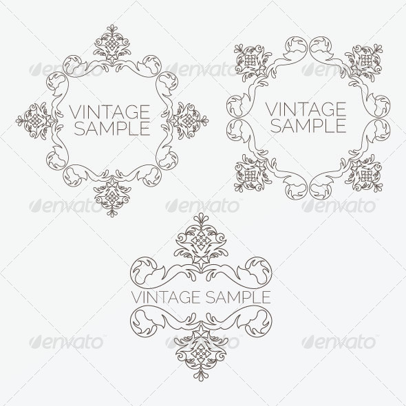 GraphicRiver Vintage Design Elements 23 5849897 GraphicRiver Vintage Design Elements 23 5849897
