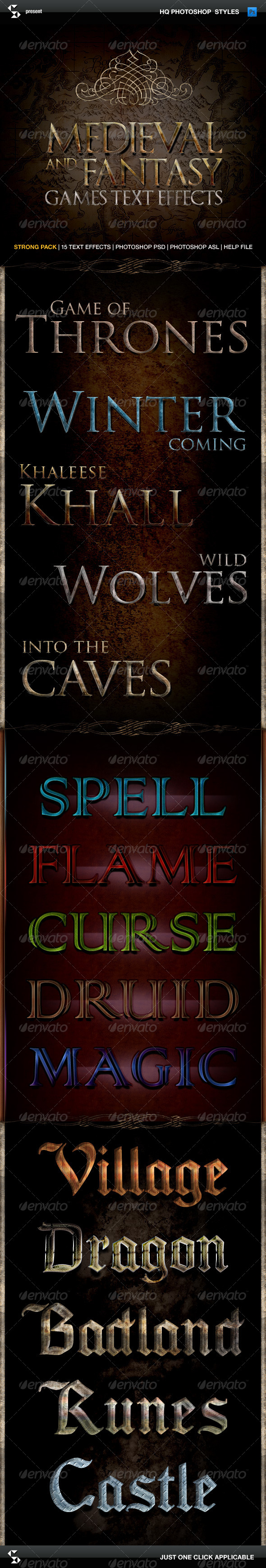 GraphicRiver Medieval and Fantasy Games Text Effects 5852987 GraphicRiver Medieval and Fantasy Games Text Effects 5852987