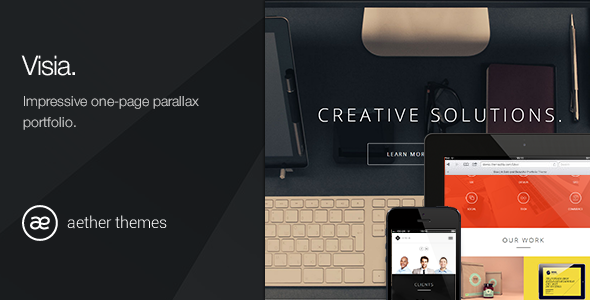 Visia - Responsive One Page Portfolio