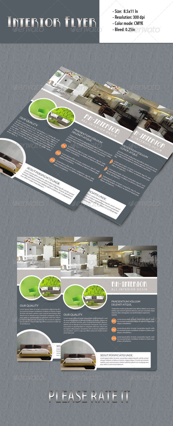 GraphicRiver Interior Flyer 5853372 GraphicRiver Interior Flyer 5853372