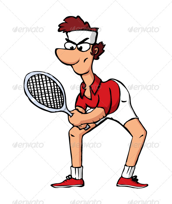 GraphicRiver Tennis Player 5853770 GraphicRiver Tennis Player 5853770