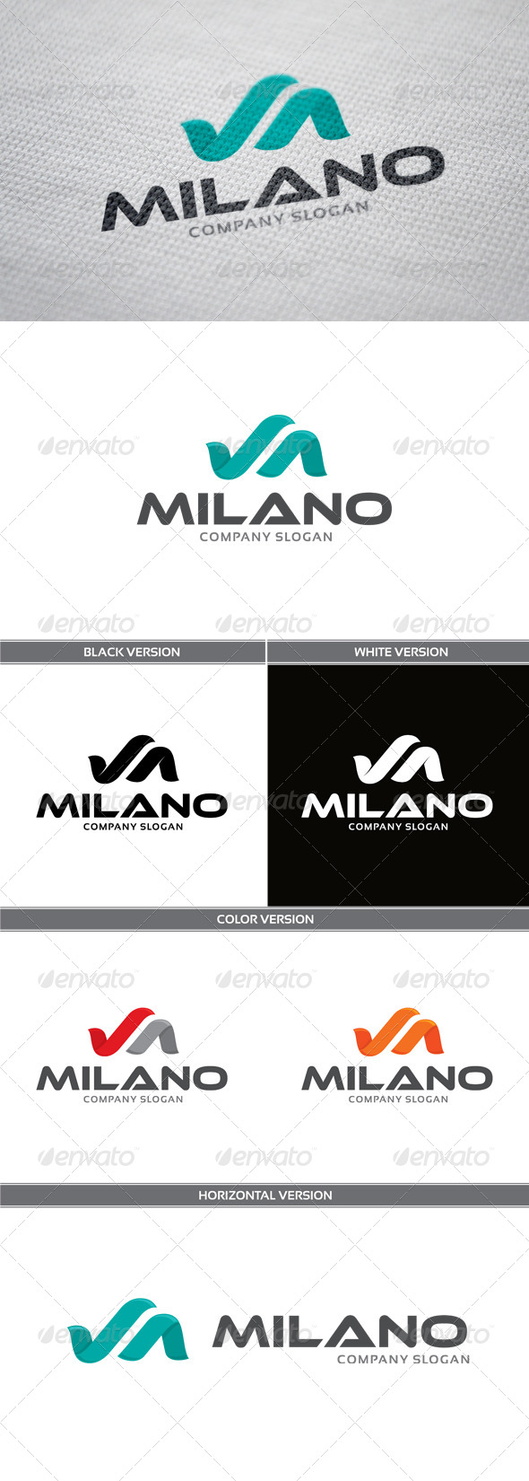GraphicRiver Milano Logo 5854866 GraphicRiver Milano Logo 5854866