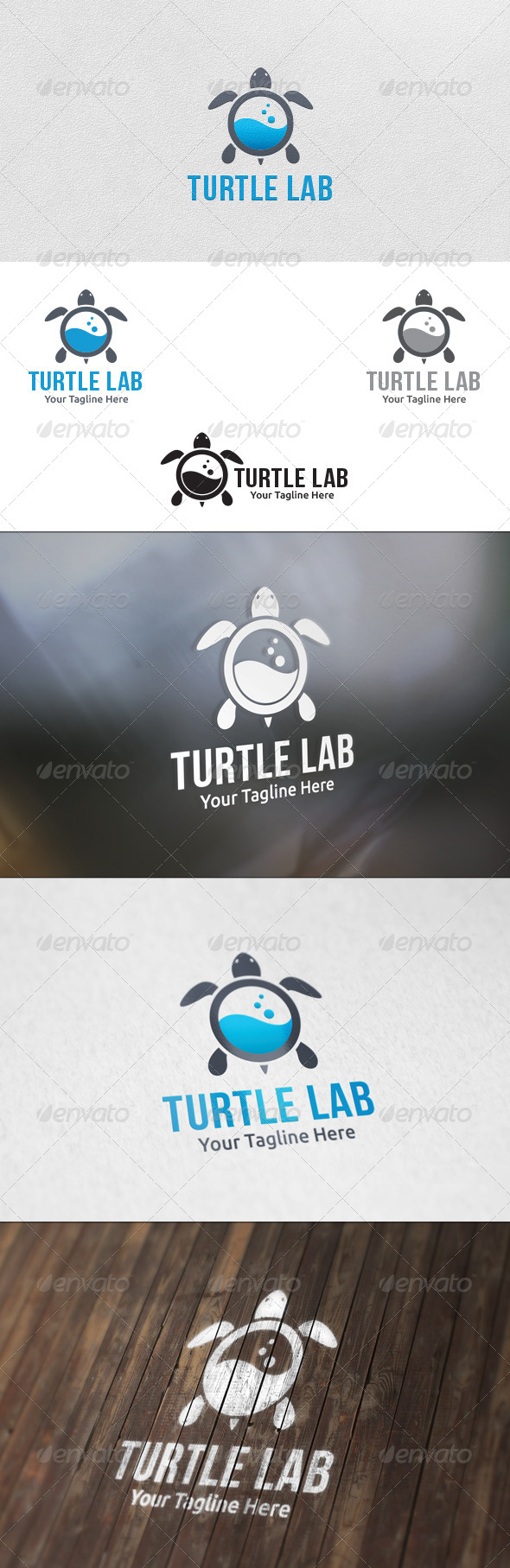 GraphicRiver Turtle Lab Logo Template 5860795 GraphicRiver Turtle Lab Logo Template 5860795