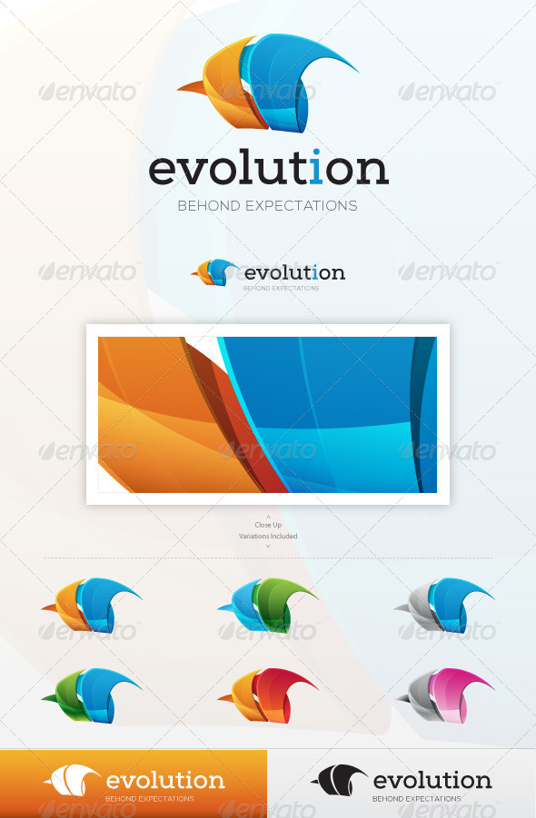 Evolution Logo - Vector Abstract