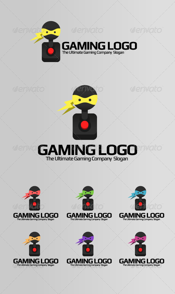 Gaming Logo - Ninja Games - Vector Abstract