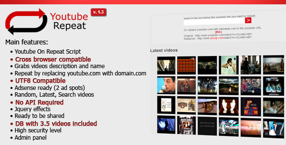 Youtube Looper - Youtube on repeat