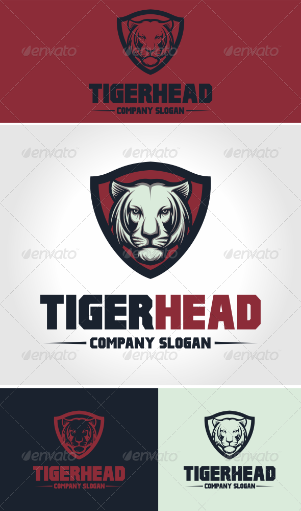 GraphicRiver Tiger Head Logo Template 5866637 GraphicRiver Tiger Head Logo Template 5866637