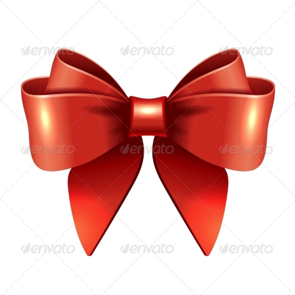GraphicRiver Red Vector Gift Bow and Ribbon 5867742 GraphicRiver Red Vector Gift Bow and Ribbon 5867742