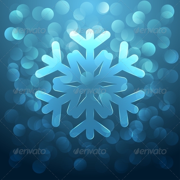 GraphicRiver Glass Snowflake 5867986 GraphicRiver Glass Snowflake 5867986