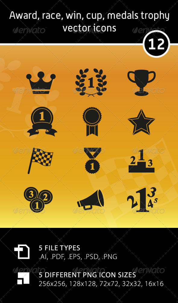 GraphicRiver Award Vector Icons 5872319 GraphicRiver Award Vector Icons 5872319