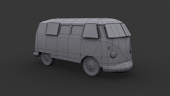 3DOcean VW Kombi Low Poly 5877675 3DOcean VW Kombi Low Poly 5877675