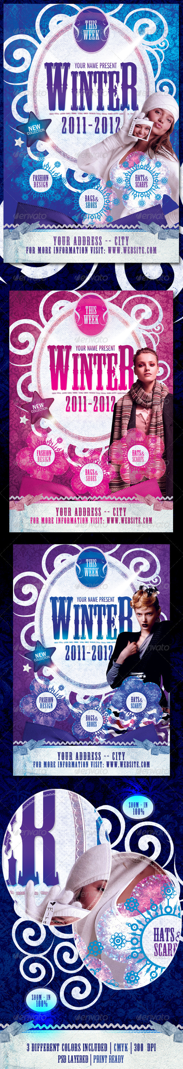 Winter Collection Flyer Template - Commerce Flyers