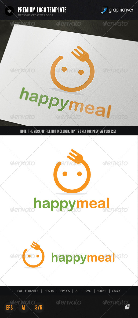 Happy Meal Logo - Food Logo Templates
