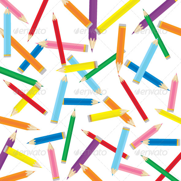 GraphicRiver Colored Pencil Background 5881976 GraphicRiver Colored Pencil Background 5881976