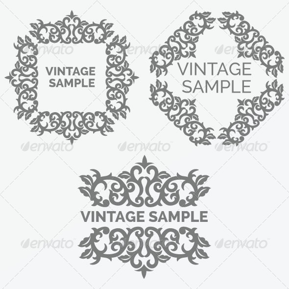 GraphicRiver Vintage Frame 44 5882340 GraphicRiver Vintage Frame 44 5882340