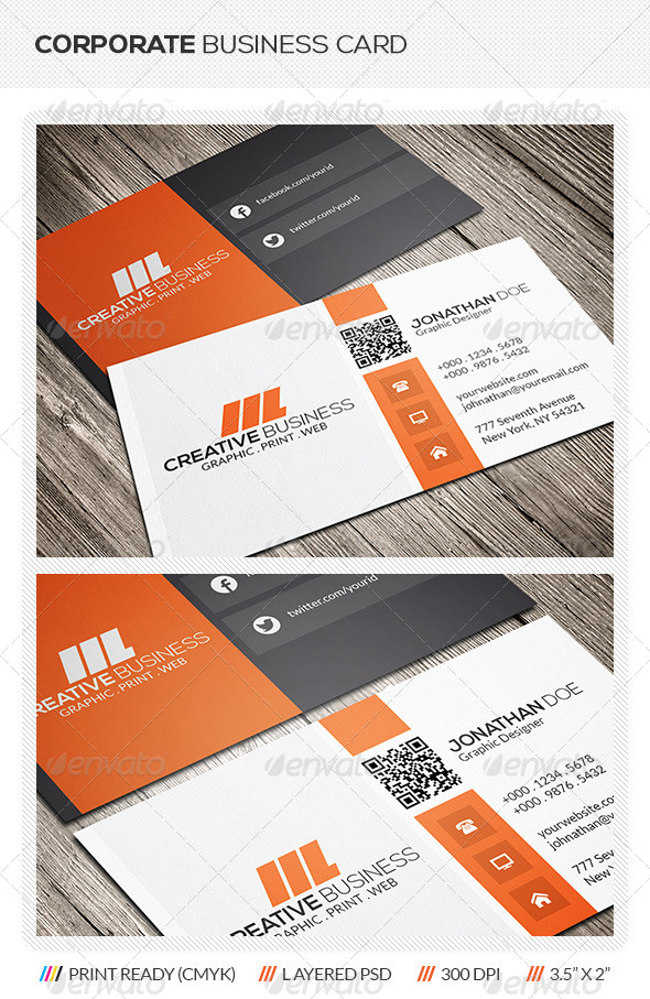 GraphicRiver Corporate Business Card 5885736 GraphicRiver Corporate Business Card 5885736