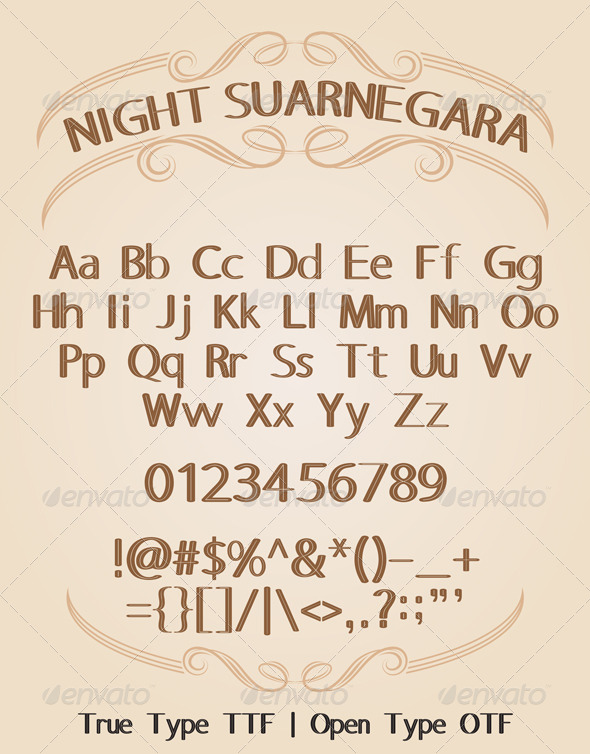 GraphicRiver Night Suarnegara Font 5888173 GraphicRiver Night Suarnegara Font 5888173