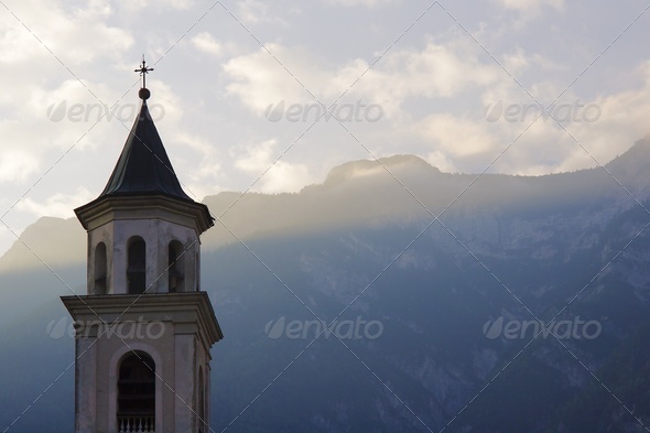 Bell tower in the morning (Misc) Photo Download