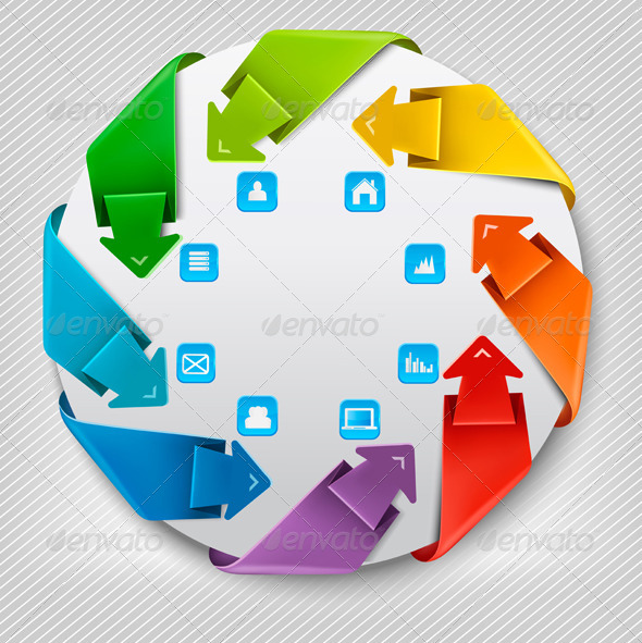 GraphicRiver Info Graphics Banner with Icons Modern Design 5892184 GraphicRiver Info Graphics Banner with Icons Modern Design 5892184