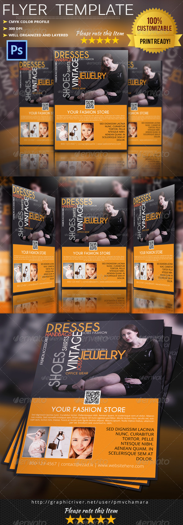 GraphicRiver Fashion Shop Flyer 5894820 GraphicRiver Fashion Shop Flyer 5894820