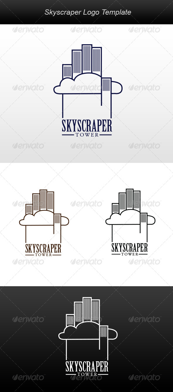 GraphicRiver Skyscraper Logo 5895528 GraphicRiver Skyscraper Logo 5895528