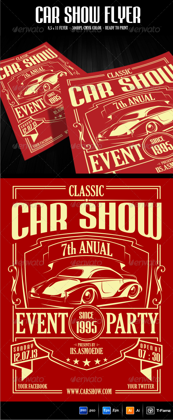 GraphicRiver Car Show Flyer Template 5857305 GraphicRiver Car Show Flyer Template 5857305