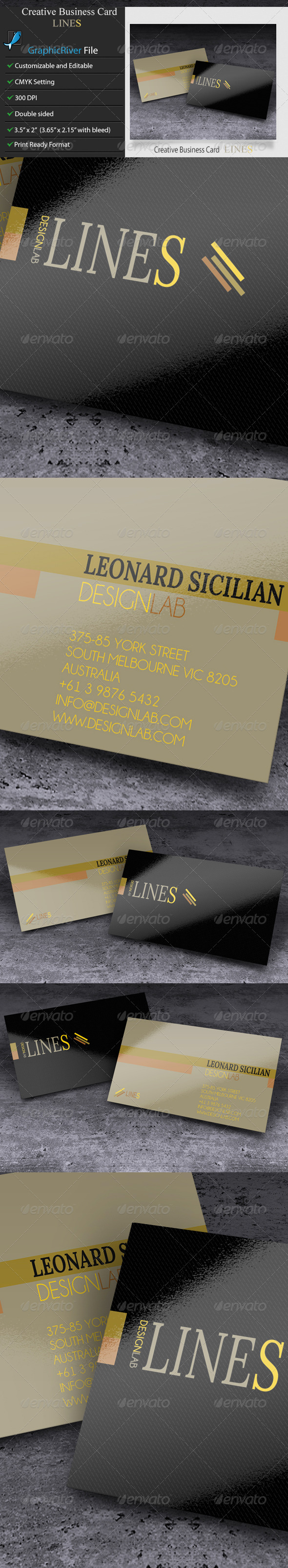 GraphicRiver Creative Business Card Lines 5896639 GraphicRiver Creative Business Card Lines 5896639