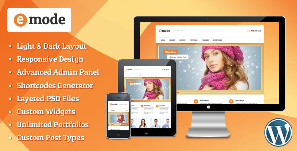 emode - Responsive Multipurpose WordPress theme