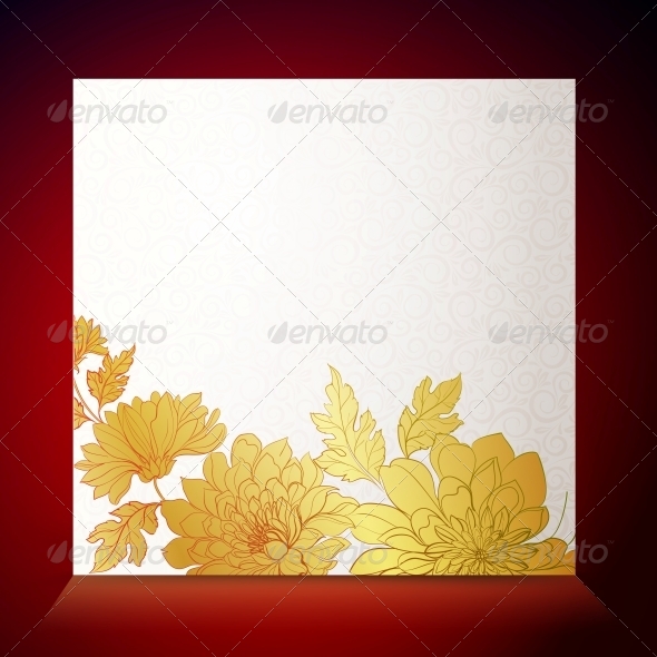 GraphicRiver Card Background from Chrysanthemums 5899765 GraphicRiver Card Background from Chrysanthemums 5899765