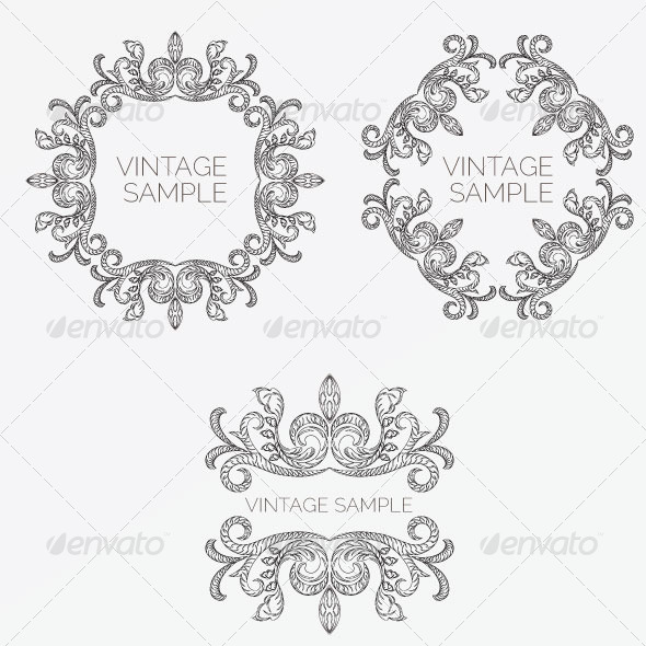 GraphicRiver Vintage Frame 51 5900386 GraphicRiver Vintage Frame 51 5900386