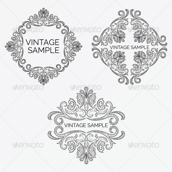 GraphicRiver Vintage Frame 52 5900395 GraphicRiver Vintage Frame 52 5900395