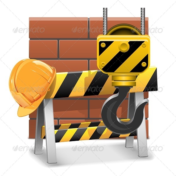 GraphicRiver Vector Under Construction Concept with Bricks 5900670 GraphicRiver Vector Under Construction Concept with Bricks 5900670