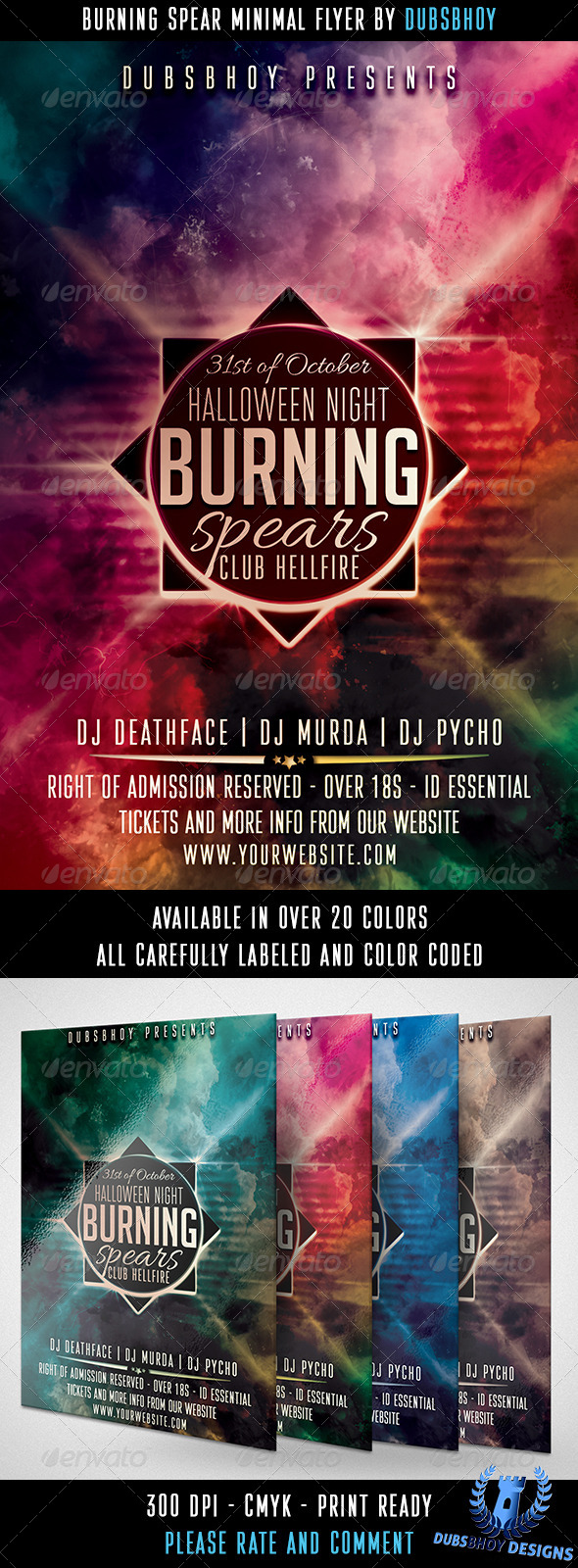 GraphicRiver Burning Spear Minimal Flyer 5901561 GraphicRiver Burning Spear Minimal Flyer 5901561