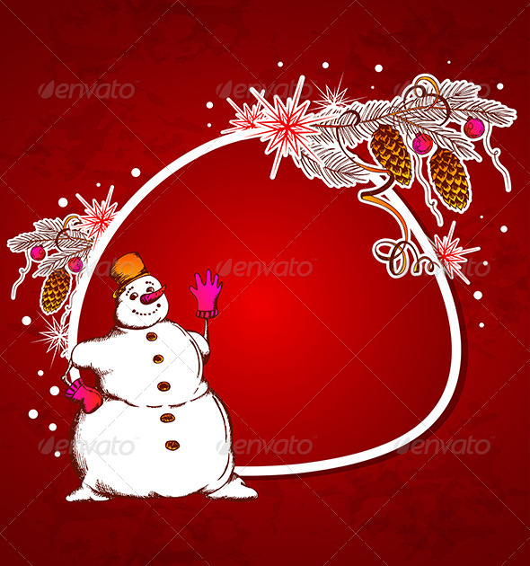 GraphicRiver Red Christmas Vector Background 5901914 GraphicRiver Red Christmas Vector Background 5901914