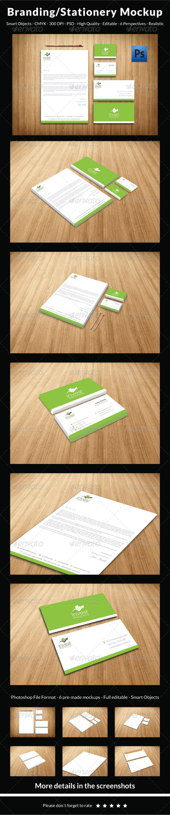 GraphicRiver Clean & Professional Branding Stationery Mockup 5881883 GraphicRiver Clean & Professional Branding Stationery Mockup 5881883