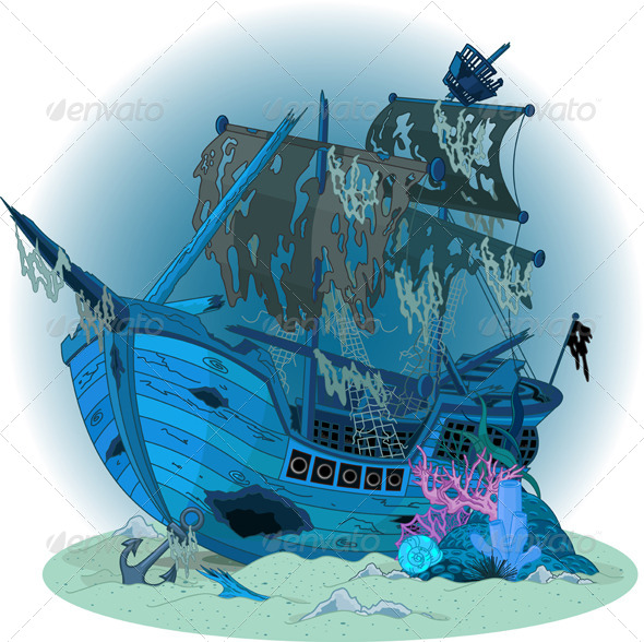 GraphicRiver Old Ship Background 5911629 GraphicRiver Old Ship Background 5911629