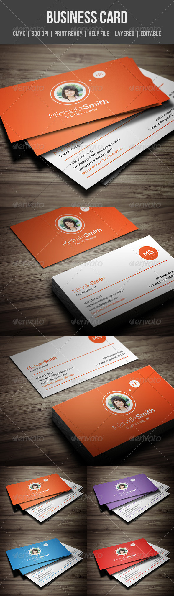 GraphicRiver Personal Business Card 5915217 GraphicRiver Personal Business Card 5915217
