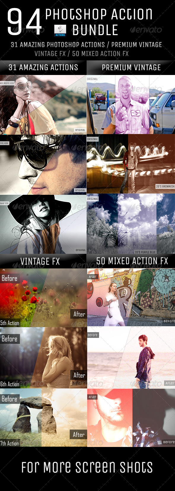 GraphicRiver 94 in 1 Action Bundle 5921907 GraphicRiver 94 in 1 Action Bundle 5921907
